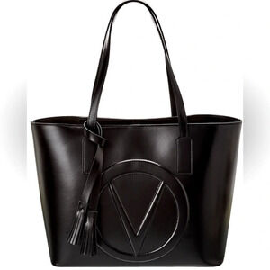 ⭐️HP🖤Valentino by Mario Valentino Leather X Large Soho FV Tote NWT